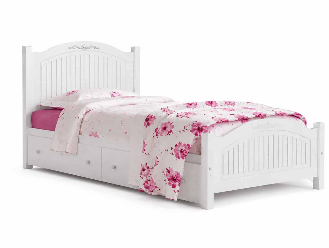 تخت تک نفره چوبی صبا T341